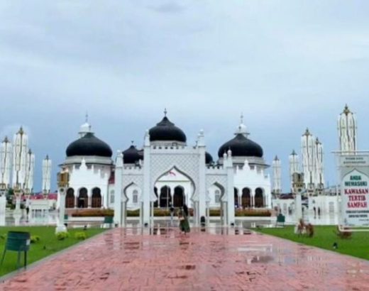Wisata di Aceh Masjid Raya Baiturrahman